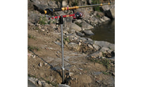 Ground Rod Holder All-Metal Fishing Pole Holder Heavy-Duty for Fishermen