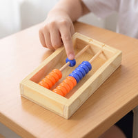 Wooden Abacus Educational Abacus Counting Frame Sturdy Learning Toy Smooth for Children, Classroom, Home School
