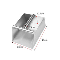 Stainless Steel Dustpan Strongly Welded Heavy Duty Metal Scoop Multi-Purpose