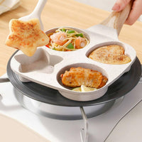 Four-Cavity Frying Pan Speckled Shape E-G Pan Easy to Clean