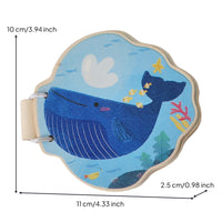 Early Learning Book Interactive Wooden Book with Tabs Toy Cognitive Smooth for Toddlers, Quiet Play, Travel