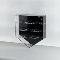 Ball Display Case Clear Wall-Mounted Display Case Transparent Holder for Sports Fans, Clubhouse