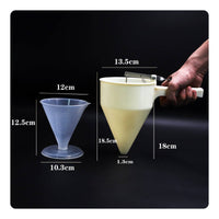 Plastic Batter Dispenser with Handle Multi-Functional for Restaurant