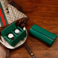 Leather Watch Storage Box for 1, 2, or 3 Watches, Travel Case