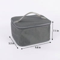 Lunch Box Tote Bag for Work, Insulated Lunch Bags for Women with Oxford Cloth, Large Capacity Cool Bag and Picnic Bag, Handheld Style Food Bag