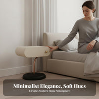 Sculptural Pedestal Table Minimalist design Nightstand Artistic Design for Office