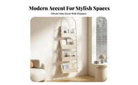Space-Saving Multi-Tier Publication Stand Large Capacity Tiered Display Shelf Sturdy Construction Magazine Holder Easy Assembly for Librarians, Homeowners, Business Owners, Living Room, perusing alcove, Library, display hall Hall