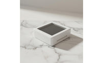 Compact & Portable Gemstone Display Box Secure Closure Transparent Lid Stone Holder Versatile Use Loose Gemstone Storage Box Safeguarding Foam Insert for Jewelers, Trade Exhibition Exhibit