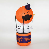 Exterior Halloween Inflatable Outdoor Inflable De Halloween Inflate Inflable De Calabaza Y Fantasma Espeluznante for Yard, Garden, Porch