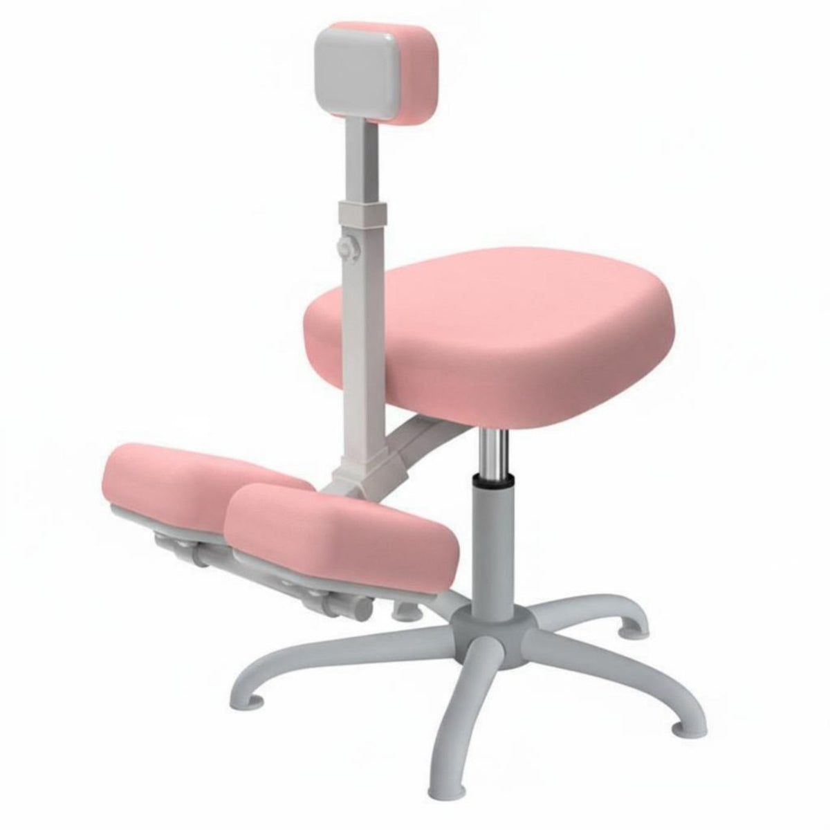 Adjustable Kneeling Chair Stable Fiveprong Base for Desk Work, Students, Parents