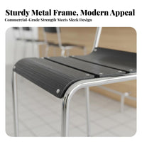 Wooden Bar Stool with rearrest utilitarian design Highspine Stool with Wooden Top Sturdy Frame Non-Slip Feet for Bistro, Kitchen