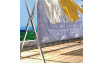 Stainless Steel Clothes Drying Rack Foldable Laundry Drying Rack Floor-Standing Telescopic for Balcony, Apartment