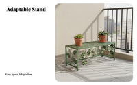 Multi-Tiered Corner Stand Space-Saving botanical Rack Easy Assembly for Living Room