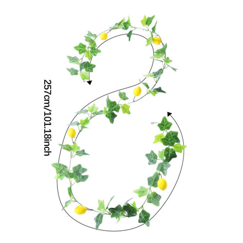 Lemon Vine Garland Lifelike House Decoration Reusable