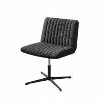 Armless rear Chair Modern design Armless Side Chair Sturdy Legs