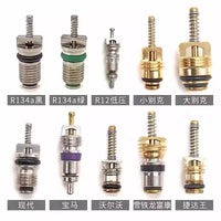 R134a Automotive AC Valve Core for Buick, Audi, Citroen, Peugeot, Sagitar (Assorted)