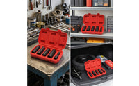 5 Pieces Impact Socket Set  Double-Headed Socket Set Resistant Tool for Mechanics, Garage
