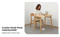 Foldable Design foldable Leg Desk Space-Saving foldable Desk Multi-Functional Study Table Portable for Students, Apartment Dwellers, Remote Workers, Dining Area, Small Spaces, Dorm Room, Bedroom