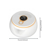 Portable Pet Odor Neutralizer Digital Timer Vented Round Appliance Compact