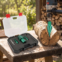 5 Pieces Wood Splitting Conical Screw Cone Driver Spiral for Farmers
