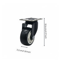 Nylon Plate Caster Effortless Rolling Mobility Hardware Heavy Duty