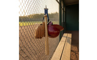 Multifunctional Gear Hanger with Hooks Long-Lasting Sports Gear Organizer Adjustable Rack Heavy-Duty for Baseball Players, Garage, Fence