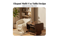 Transformable elevatingTop Dining Table Multi-Functional Transforming Coffee-to-Dining Table Height-Adjustable Mobile With