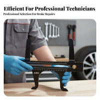 Measuring Brake Reset Tool Steel Brake Repair Tool Adjustable for Garage