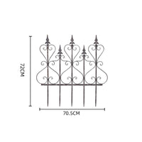 Plant Support Metal Garden Fence Panels Garden Fence Panel Expandable for Yard