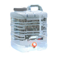 Outdoor Camping PC Food-Grade Pure Water Bucket with Faucet, Car Storage, Portable Household Water Container