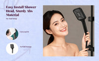High Pressure Shower Head, Handheld Pressurized Spray, Adjustable Modes, Leak-resistant, Bathroom enhancement