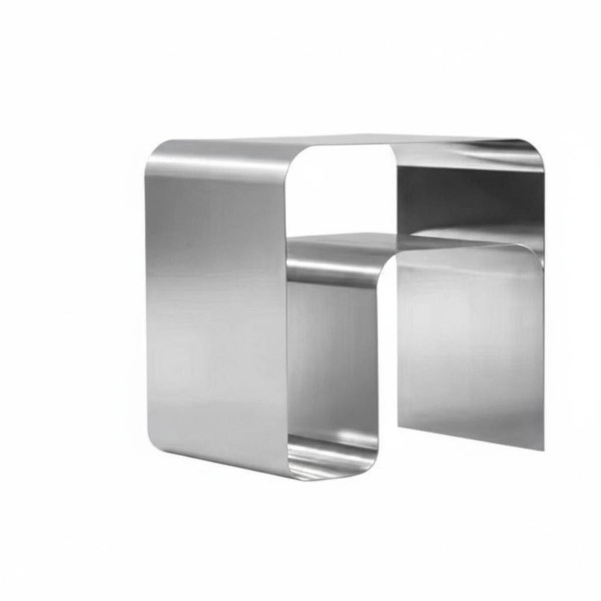 C-Shaped Accent Table Luxury Aesthetic C-Shaped Couch Desk Space-Saving