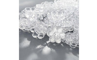100 Pieces Lash Glue Tray with Flower Wells Compact Lash Tray Portable Holder for Beauticians