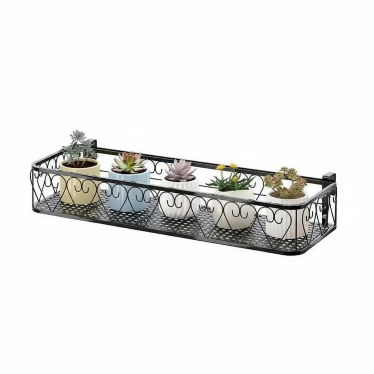 Railing Planter Holder Hanging Design Balcony Railing container Space-Saving