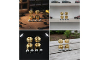 Replacement Axle Connector Precision Machined Brass Connector Hex-Shaped Car Parts for Hobbyists, off-Road Crawling