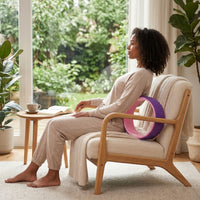 Supportive Mind-Body Practice Wheel Long-Lasting Mind-Body Practice Back Wheel Comfortable Back Roller Cushioned for Home Gym