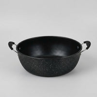 Induction Hob Cast Iron Soup Pot with Lid for Home Cooking, Multi-purpose 3.1L Stew Pot with Plastic Handles, Budget Ramen Pot, Thickened Bottom