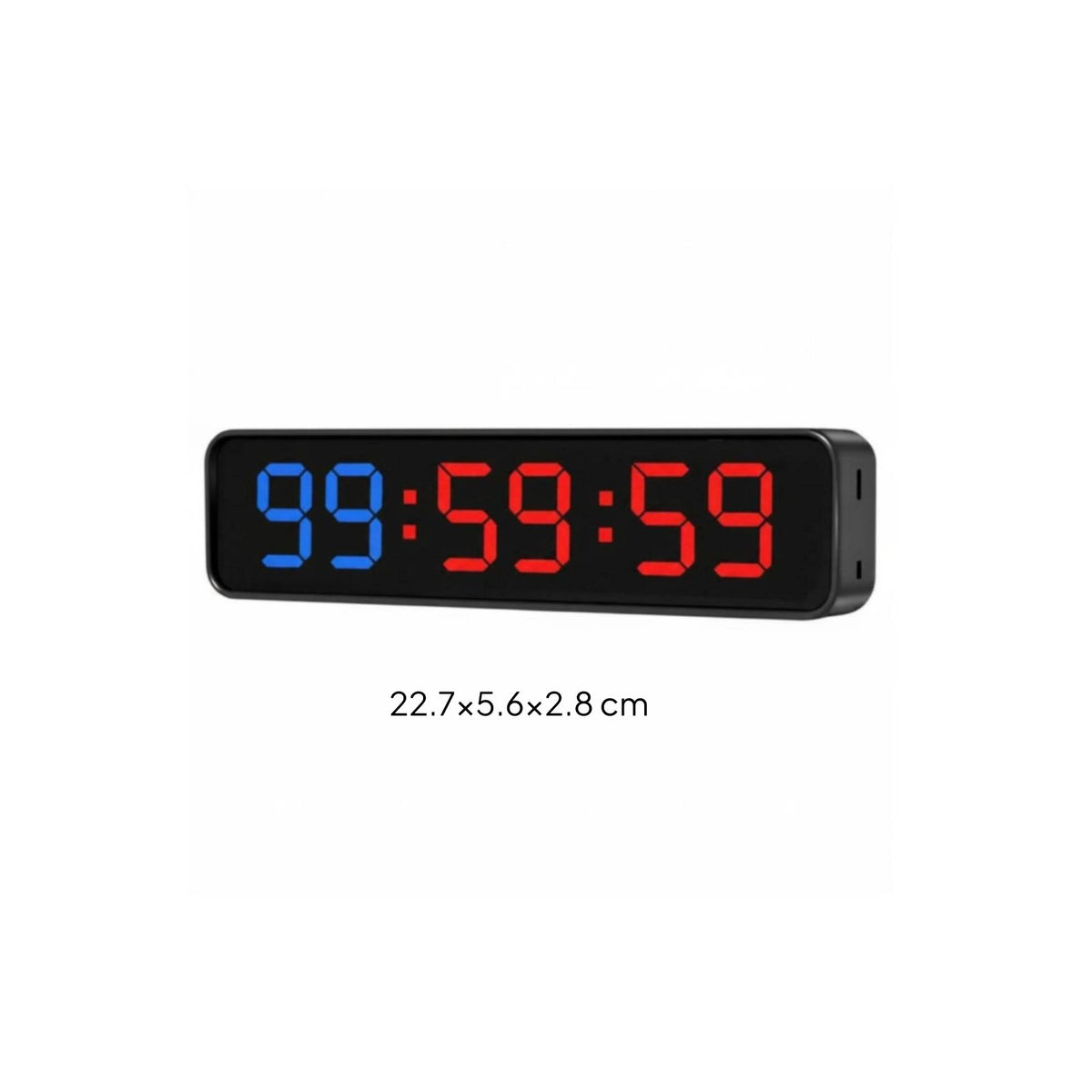 Attachable Fitness Timer Multifunction LED Gym Timer Adjustable Brightness