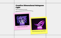RGB Gaming Desk Light Controller, Color-Changing Night Decor