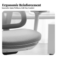 Reclining Chair with Leg Rest High spine assist premium Seat 360-Degree rotating Adjustable Height for Study Room, Gaming Setup
