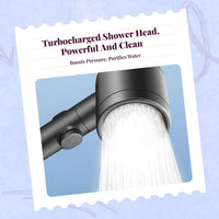 High-pressure detachable shower head