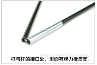 极地虎 4.00米3-4人帐篷支架 玻璃纤维杆 帐篷杆