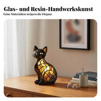 Cat Resin LED Statue, Decorative Night Light, Home Decor