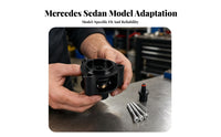 Black Turbo Blow-off Valve Base Aluminum Blow-off Valve Housing Anodized Finish Auto Part Machined