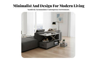 Lift-Top Side Table Modern Aesthetic Storage Cabinet Easy to Clean