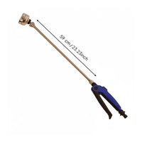 Metal Garden Water Heavy Duty Hose Nozzle Sprayer Rust Resistant for Farm
