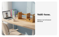 Expandable Desktop Bookshelf Simple Design Office Furniture Space Saving