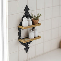 Dollhouse Hanging Basket Realistic Appearance Miniature Wall Shelf for Dioramas