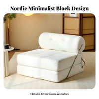 Configurable Sofa Bed Space-Saving Folding Block Chair Multi-Functional Unrestricted Combination for Apartment Dwellers, Guests