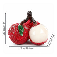 Lychee Tea Pet Decorative Branch Fruit Decor Collectible